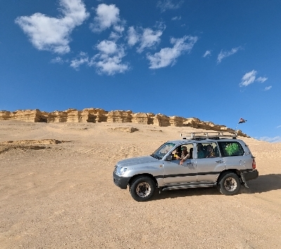 黑白沙漠→沙漠衝沙→鹽湖→沙漠市集→夜宿法尤姆