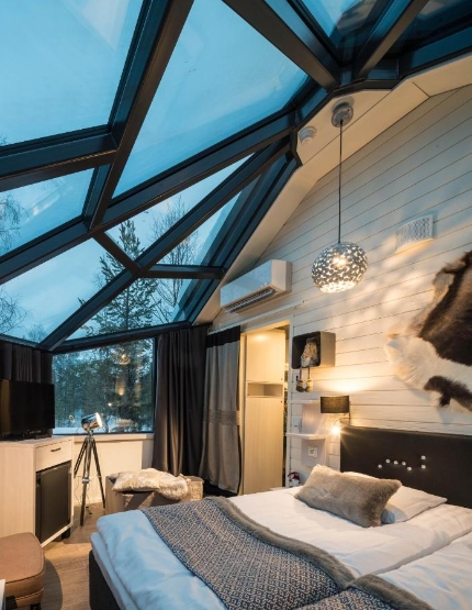 玻璃屋→洛斯托國家公園(礦產體驗)→民宿→極光之夜