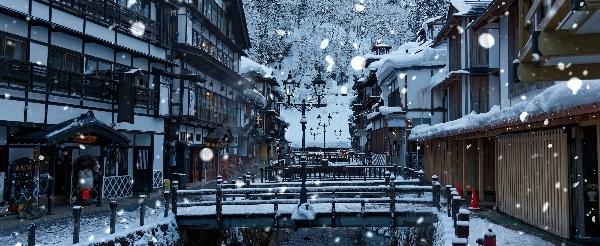 休息日、大家可以一起前往 藏王樹冰、銀山溫泉、天童溫泉觀光 (或可以前往雪場繼續滑雪)