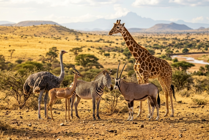 Ol Pejeta→Samburu 進入北肯亞荒原