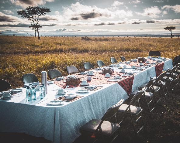 Maasai Mara 最後遊獵~Bush Dinner 草原晚宴