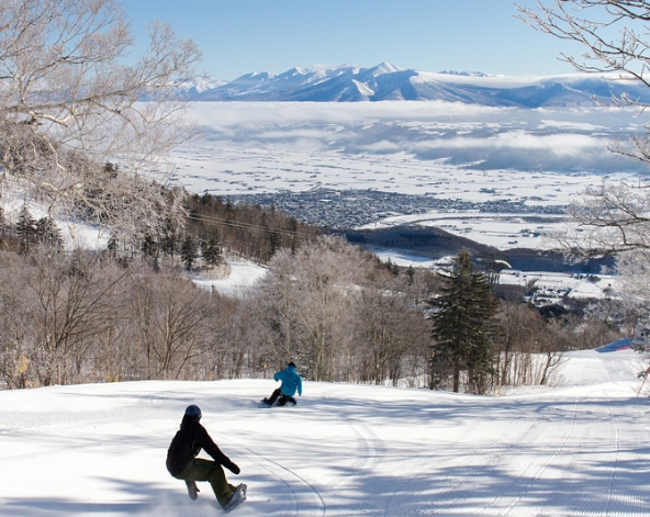 早餐時光→集合前往雪場試裝→分組上課 (五小時課程)→外出用餐