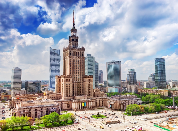 Day1 飛抵波蘭首都-華沙 Warsaw
