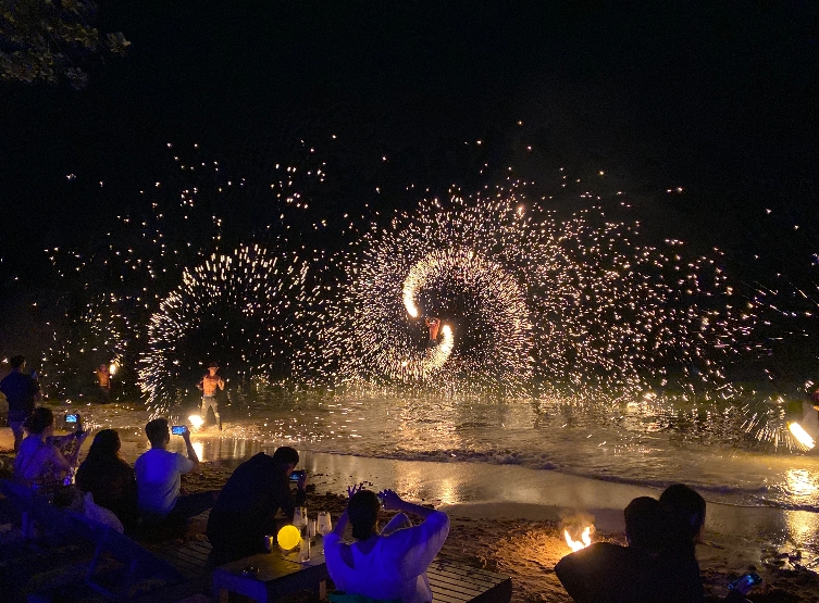 台北→曼谷→蘇梅島→查文大街→泰式晚餐→ARK BAR 火舞秀