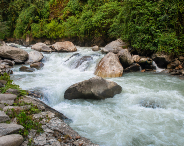 健行日：博卡拉 → Jhinu Danda → Sinuwa